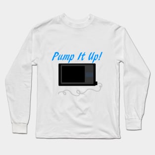 Pump It Up! 2 Blue Long Sleeve T-Shirt